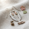 Black Hills Gold Feather Earrings Sterling Silver with 12k Green & Rose Gold Grape Leaves Feather Dangle Earrings Nature Inspired Jewelry Gift for Women