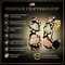 Ave 369 Black Powder Coat with Gold Trim and Leaves Earrings, 10k Yellow Gold, 12k Green and Rose Gold Black Hills Gold Motif