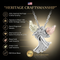 Ave 369 Angel Pendant Necklace, Sterling Silver, 12k Green Gold, 12k Rose Gold Black Hills Gold, 18"