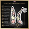 Diamond-Cut Antiqued Earrings, Sterling Silver, 12k Green and Rose Gold Black Hills Gold Motif