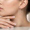 Mirror Polished Swirl Earrings, Sterling Silver, 12k Green and Rose Gold Black Hills Gold Motif