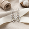 Diamond-Cut Oval Dangle Earrings, Sterling Silver, 12k Green and Rose Gold Black Hills Gold Motif