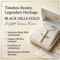 Sacred Heart Cross Pendant Necklace, Sterling Silver, 12k Green Gold, 12k Rose Gold Black Hills Gold, 18"