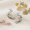 Kokopelli Stud Earrings, Sterling Silver, 12k Green and Rose Gold Black Hills Gold Motif