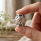 Sloping Wave Charm Bead, Sterling Silver, 12k Green and Rose Gold Black Hills Gold Motif