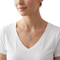 Diamond-Cut Oval Drop Pendant Necklace, Sterling Silver, 12k Green Gold, 12k Rose Gold Black Hills Gold, 18''