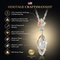 Cultured Pearl Teardrop Pendant Necklace, Sterling Silver, 12k Green and Rose Gold Black Hills Gold Motif, 18''
