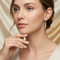 Two-Tone Feather Earrings, Yellow Gold, 12k Green and Rose Gold Black Hills Gold Motif