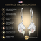 High Polish Horse Head Earrings, Sterling Silver, 12k Green and Rose Gold Black Hills Gold Motif