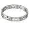 Men's Titanium Matte and Polished 8mm Bracelet, 8.5 Inches