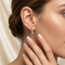 Precious Grape Leaf Drop Earrings, 10k Yellow Gold, 12k Green and Rose Gold Black Hills Gold Motif