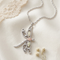 Ave 369 Dragonfly Pendant Necklace, Sterling Silver, 12k Green Gold, 12k Rose Gold Black Hills Gold, 18''