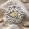 Scrollwork Charm Bead, Sterling Silver, 12k Green and Rose Gold Black Hills Gold Motif