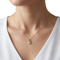 Infinity Drop Necklace, 10k Yellow Gold, 12k Green and Rose Gold Black Hills Gold Motif