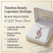 Pink CZ Pear Pendant Necklace, Sterling Silver, 12k Green and Rose Gold Black Hills Gold Motif, 18"