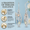 Diamond-Cut Oval Dangle Earrings, Sterling Silver, 12k Green and Rose Gold Black Hills Gold Motif