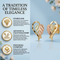 Diamond-Cut Split Leaf Earrings, 10k Gold Trim, 12k Green and Rose Gold Black Hills Gold Motif