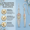 Diamond-Cut Feather Earrings Sterling Silver, 12k Green and Rose Gold Black Hills Gold Motif