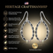 Antiqued Loop Dangle Earring, Sterling Silver, 12k Green and Rose Gold Black Hills Gold Motif