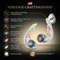 Round Mystic Fire Earrings, Sterling Silver, 12k Green and Rose Gold Black Hills Gold Motif