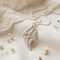Wing of an Angel Black Hills Gold Pendant Necklace, Sterling Silver, 12k Green Gold, 12k Rose Gold, 18''
