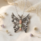 Butterfly Pendant Necklace, Sterling Silver, 12k Green Gold, 12k Rose Gold Black Hills Gold, 18''