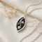 Black Diamond-Cut Drop Pendant Necklace, Sterling Silver, 12k Green Gold, 12k Rose Gold Black Hills Gold, 18''