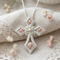 Passion Cross Pendant Necklace, Sterling Silver, 12k Green and Rose Gold Black Hills Gold Motif, 18''