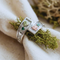 May Birthstone Created Soude Emerald Bypass Ring, Sterling Silver, 12k Green and Rose Gold Black Hills Silver Motif