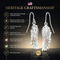Angel Wings Earrings, Sterling Silver, 12k Green and Rose Gold Black Hills Gold Motif