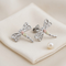 Diamond-Cut Dragonfly Earrings, Sterling Silver, 12k Green and Rose Gold Black Hills Gold Motif