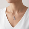 The Men's Jewelry Store (for HER) Onyx and CZ Dragonfly Pendant Necklace, Sterling Silver, 12k Green and Rose Gold Black Hills Gold Motif, 18''