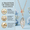Cultured Pearl Teardrop Pendant Necklace, Sterling Silver, 12k Green and Rose Gold Black Hills Gold Motif, 18''