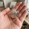 Etch Charm Bead, Sterling Silver, 12k Green and Rose Gold Black Hills Gold Motif.25"