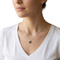 Diamond-Cut Black Heart Pendant Necklace, Sterling Silver, 12k Green Gold, 12k Rose Gold Black Hills Gold, 18''