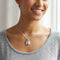 Turtle Pendant Necklace, Sterling Silver, 12k Green and Rose Gold Black Hills Gold Motif, 18"