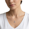 Snowflake Pendant Necklace, Sterling Silver, 12k Green and Rose Gold Black Hills Gold Motif, 18''