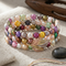 Earthtone Multi-Color Freshwater Cultured Pearl 3-Strand Stretch Bracelet, 6"-8" (5.5-6.0MM)