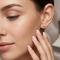Two-Tone Leaf Post Earrings, 10k Yellow Gold, 12k Green and Rose Gold Black Hills Gold Motif