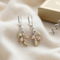 Leaf Earrings, Sterling Silver, 12k Rose Gold Black Hills Gold Motif