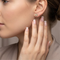 Petals Pinwheel Star Earrings, 10k Yellow Gold, 12k Green and Rose Gold Black Hills Gold Motif