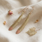 Two-Tone Feather Earrings, Yellow Gold, 12k Green and Rose Gold Black Hills Gold Motif