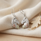 High Polish Horse Head Earrings, Sterling Silver, 12k Green and Rose Gold Black Hills Gold Motif