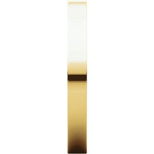 14k Yellow Gold Slim-Profile Flat 2.5mm Band
