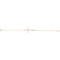 Diamond Sideways Cross 14k Rose Gold Bracelet (.025Ct)