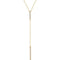 Diamond Bar Y Necklace in 14k Yellow Gold, 16-18" ( 1/5 Ctw, Color H+, Clarity I1)