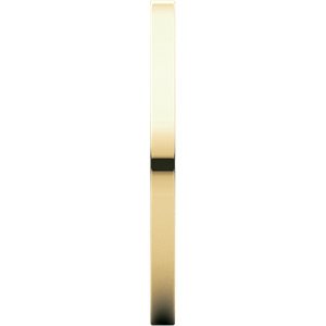 14k Yellow Gold Slim-Profile Flat 1.5mm Band