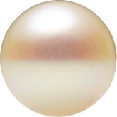 White Freshwater Cultured Pearl Bypass Ring, 14k Yellow Gold (7.5-8.00mm)