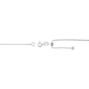 Adjustable Box Chain .75mm Sterling Silver, 22''