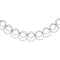 Sterling Silver Diamond Cut Circle Chain Necklace, 18''